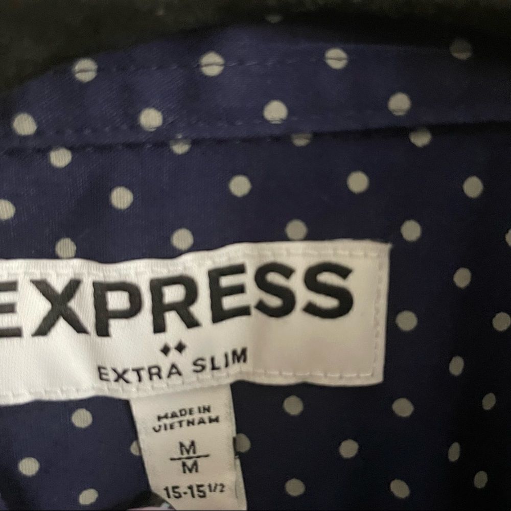 Express Extra Slim, Micro Dot Express Button Down… - image 6